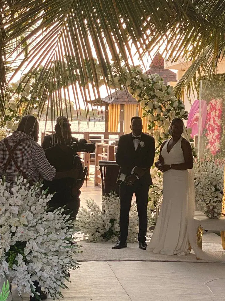 A wedding celebration