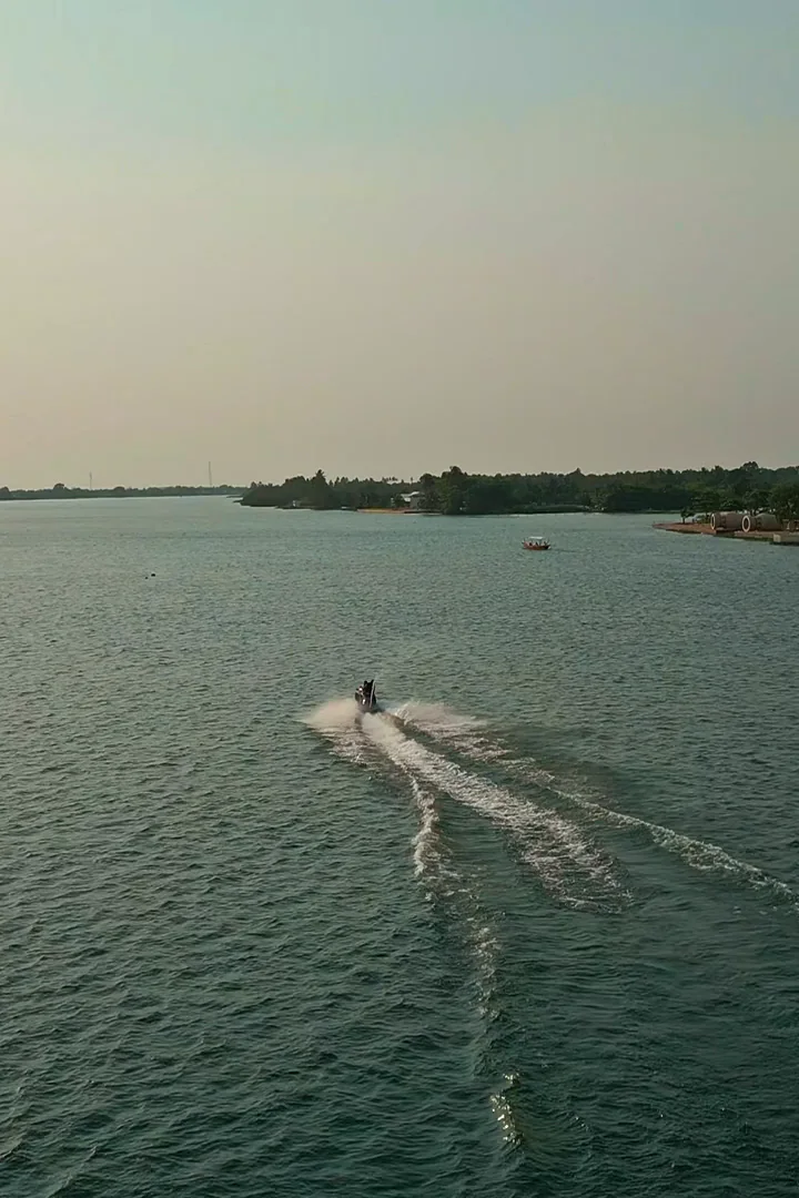 A jet ski on the Volta River